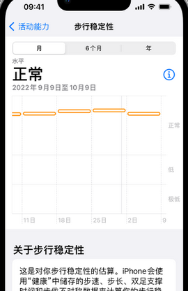 三穗iPhone手机维修如何在iPhone开启'步行稳定性通知'