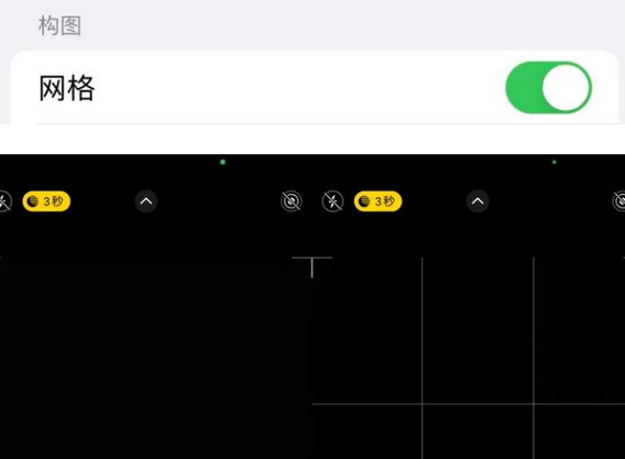 三穗苹果手机维修网点分享iPhone如何开启九宫格构图功能