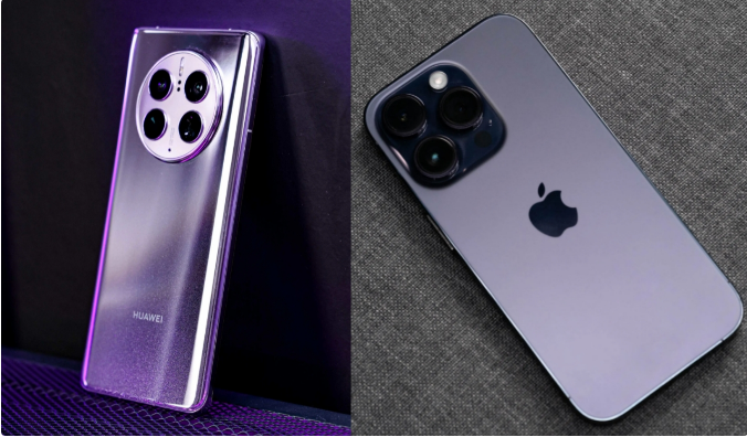三穗苹果14维修分享华为Mate50与iPhone14哪个好？ 